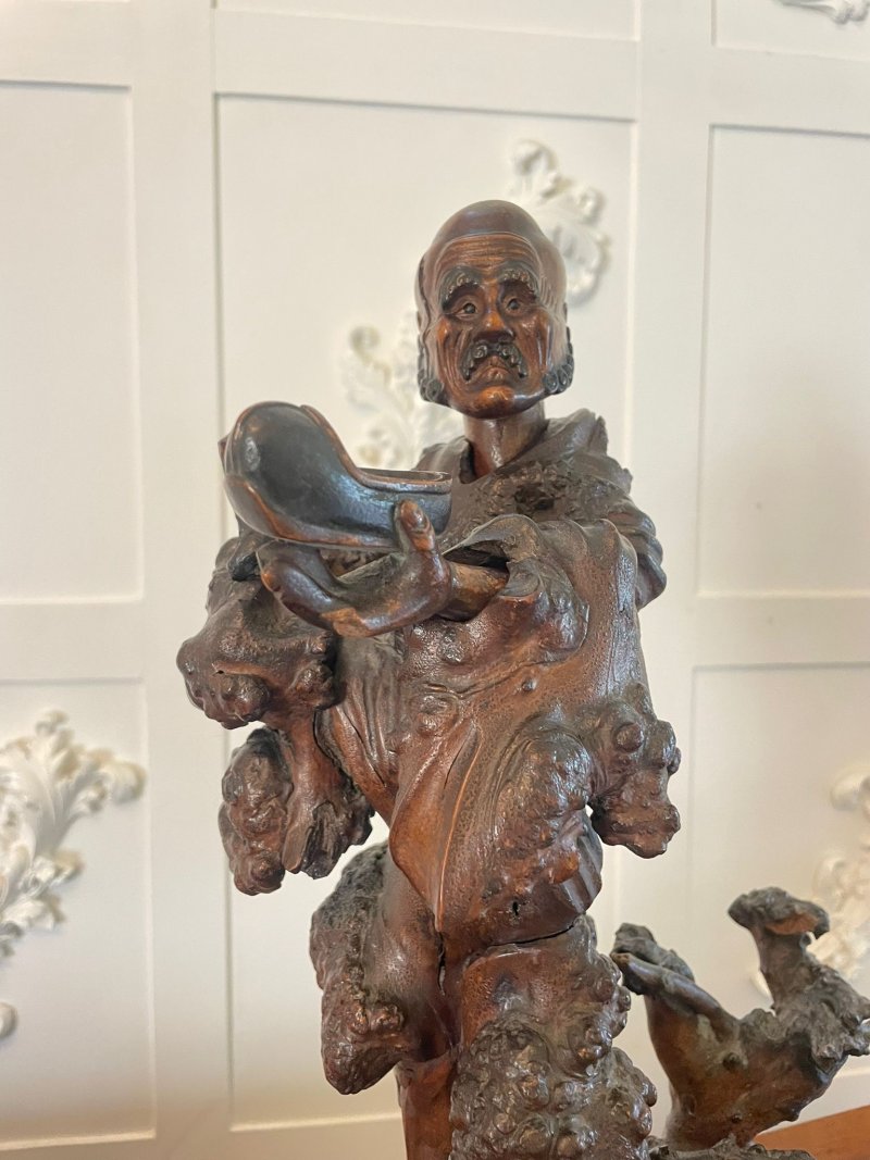 Antique 19th Century Chinese Root Carving - Image 3